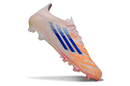 Chuteira Adidas F50 Elite FG - Laranja e Azul - Sparkfusion