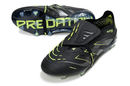 Chuteira Adidas Predator Elite Fold-Over Tongue FG - Preta, Cinza e Verde - Eletric Stealth Pack