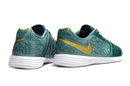Tênis Futsal Nike Lunar Gato IC - Turquesa e Dourada