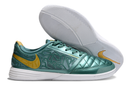 Tênis Futsal Nike Lunar Gato IC - Turquesa e Dourada