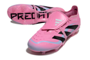 Chuteira Adidas Predator Elite Fold-Over Tongue FG - Rosa, Azul e Preta