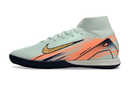 Chuteira Nike Air Zoom Mercurial Superfly 10 Elite  IC - Azul e Laranja