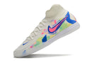 Tênis Futsal Nike Phantom Luna IC - Branca, Azul e Rosa