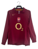 Camisa Arsenal 05/06 I Home - Versão Retrô Manga Longa