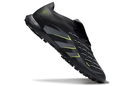 Chuteira Society Adidas Predator Elite Fold-Over Tongue TF - Preta, Cinza e Verde
