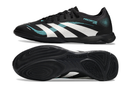 Tênis Futsal Adidas Predator Elite Fold-Over Tongue IC - Preta, Branca e Azul