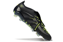 Chuteira Adidas Predator Elite Fold-Over Tongue FG - Preta, Cinza e Verde - Eletric Stealth Pack