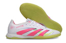 Tênis Futsal Adidas Predator Elite Fold-Over Tongue IC - Branca, Verde, Rosa e Roxa