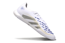 Tênis Futsal Adidas Predator Elite Fold-Over Tongue IC - Branca, Cinza e Dourada