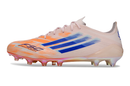Chuteira Adidas F50 Elite FG - Laranja e Azul - Sparkfusion