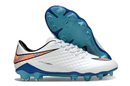 Chuteira Nike Hypervenom Elite FG - Branca e Azul
