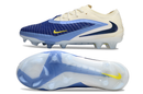 Chuteira Nike Phantom 6 Elite FG - Branca e Azul - Pack Fear Nothing