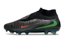 Chuteira Nike Phantom 6 Elite FG - Preto e Verde - EA FC
