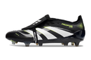 Chuteira Adidas Predator Elite Fold-Over Tongue FG - Preta, Verde e Branca