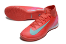Chuteira Nike Air Zoom Mercurial Superfly 10 Elite  IC - Vermelha, Rosa e Azul