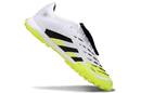 Chuteira Society Adidas Predator Elite Fold-Over Tongue TF - Branca, Preta e Verde