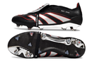 Chuteira Adidas Predator Elite Fold-Over Tongue FG - Preta, Prata e Vermelha