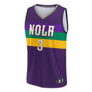 Camisa NBA CJ McCollum - New Orleans Pelicans - 2023 Fastbreak - Edição Cidade - Roxo