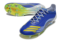 Chuteira Adidas F50 Messi Elite SG - Azul, Branca e Amarela