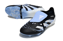 Chuteira Adidas Predator Elite Fold-Over Tongue FG - Preta, Azul e Branca