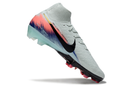 Chuteira Nike Air Zoom Mercurial Superfly 10 Elite FG - Branca, Rosa e Azul