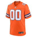 Camisa NFL Denver Broncos - Coleção Mile High - Retrô 1977 - Versão de Jogo - Laranja