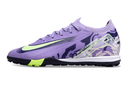 Chuteira Society Nike Air Zoom Mercurial Vapor 16 Elite TF - Roxa e Verde