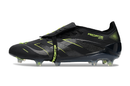 Chuteira Adidas Predator Elite Fold-Over Tongue FG - Preta, Cinza e Verde - Eletric Stealth Pack
