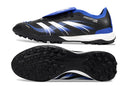 Chuteira Society Adidas Predator Elite Fold-Over Tongue TF - Preta, Azul e Branca