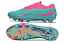 Chuteira Nike Phantom 6 Elite FG - Azul e  Rosa