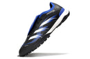 Chuteira Society Adidas Predator Elite Fold-Over Tongue TF - Preta, Azul e Branca
