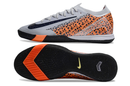 Chuteira Futsal Nike Mercurial Air Zoom Vapor 16 IC - Cinza e Laranja
