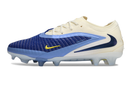Chuteira Nike Phantom 6 Elite FG - Branca e Azul - Pack Fear Nothing