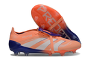 Chuteira Adidas Predator Elite Fold-Over Tongue FG - Laranja, Azul e Branca