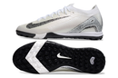 Chuteira Society Nike Air Zoom Mercurial Vapor 16 Elite TF - Prata e Preto