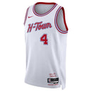 Camisa NBA Jalen Green - Houston Rockets - 23/24 - Branco - Edição Cidade
