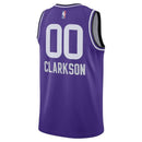 Camisa NBA Jordan Clarkson - Utah Jazz - 23/24 - Roxo - Edição Cidade