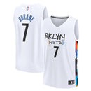 Camisa NBA Kevin Durant - Brooklyn Nets - 2023 Fastbreak - Edição Cidade - Branco