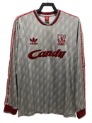 Camisa Liverpool 89/91 II Away - Versão Retrô Manga Longa