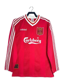 Camisa Liverpool 95/96 I Home - Versão Retrô Manga Longa