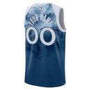 Camisa NBA - Minnesota Timberwolves - 23/24 - Azul - Edição Cidade