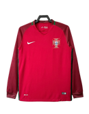 Camisa Portugal 2016 I Home - Versão Retrô Manga Longa