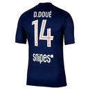 Camisa D. Doué - Paris Saint-Germain (PSG) 25/26 I Home - Versão Torcedor